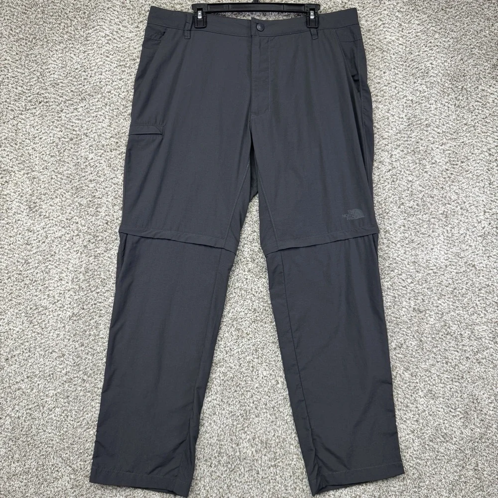 The North Face Horizon 2.0 Convertible Pants Men's 38x32 Gray Hiking Outdoors